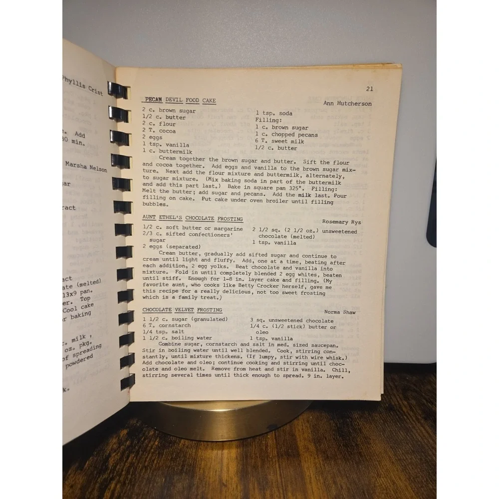 Merrifield Park Community Club‎ Cookbook 1972 Greenville, South Carolina